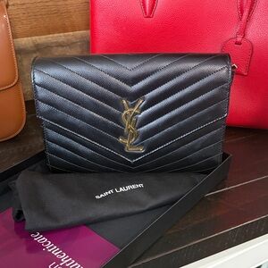 Ysl Caviar Learher Clutch